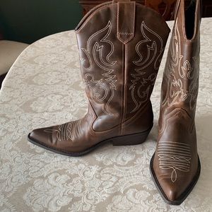 Brown Cowboy boots,